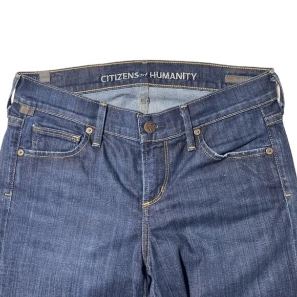 Citizens of Humanity size 26 flair dark wash bootcut - Picture 3 of 5